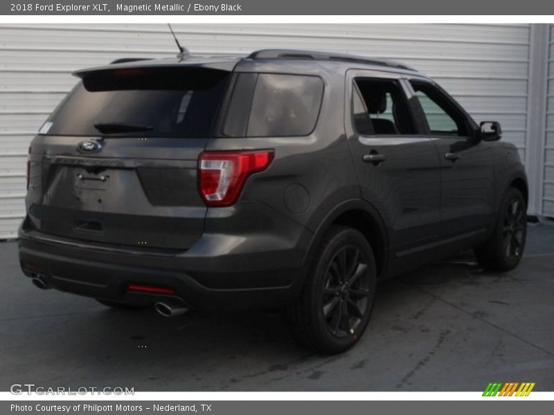 Magnetic Metallic / Ebony Black 2018 Ford Explorer XLT