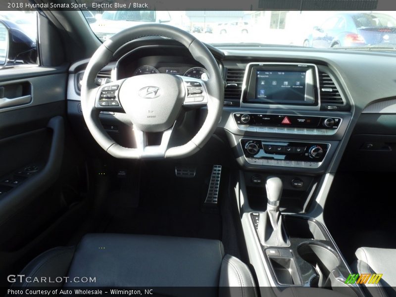 Electric Blue / Black 2018 Hyundai Sonata Sport