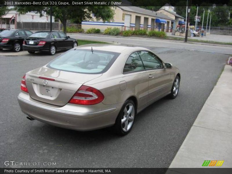 Desert Silver Metallic / Oyster 2003 Mercedes-Benz CLK 320 Coupe