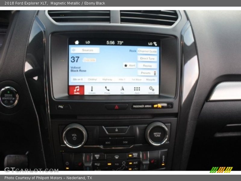 Magnetic Metallic / Ebony Black 2018 Ford Explorer XLT
