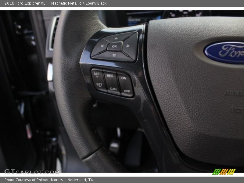 Magnetic Metallic / Ebony Black 2018 Ford Explorer XLT