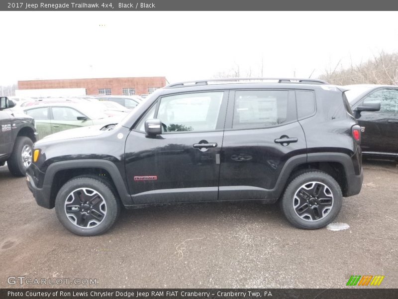 Black / Black 2017 Jeep Renegade Trailhawk 4x4