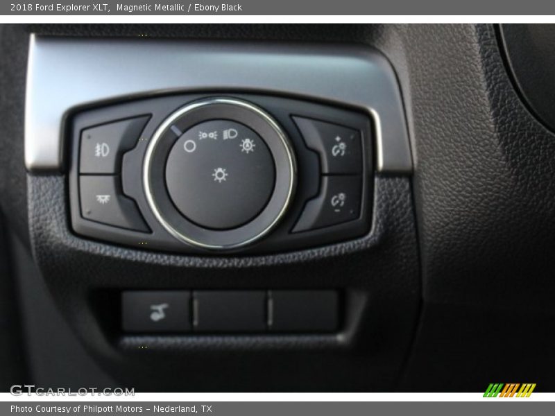 Magnetic Metallic / Ebony Black 2018 Ford Explorer XLT