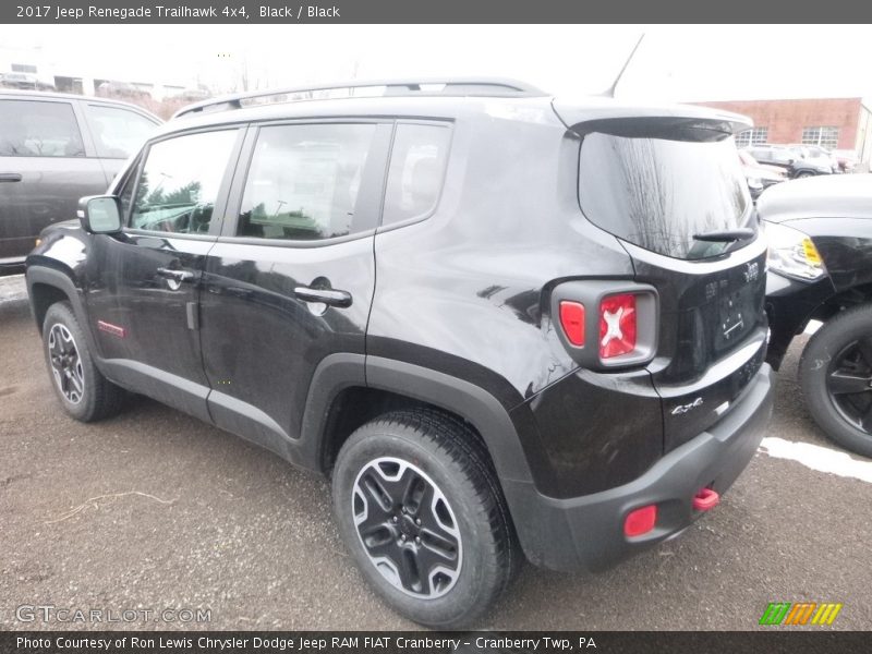 Black / Black 2017 Jeep Renegade Trailhawk 4x4