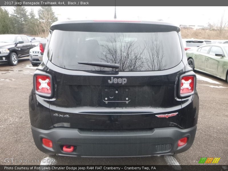 Black / Black 2017 Jeep Renegade Trailhawk 4x4