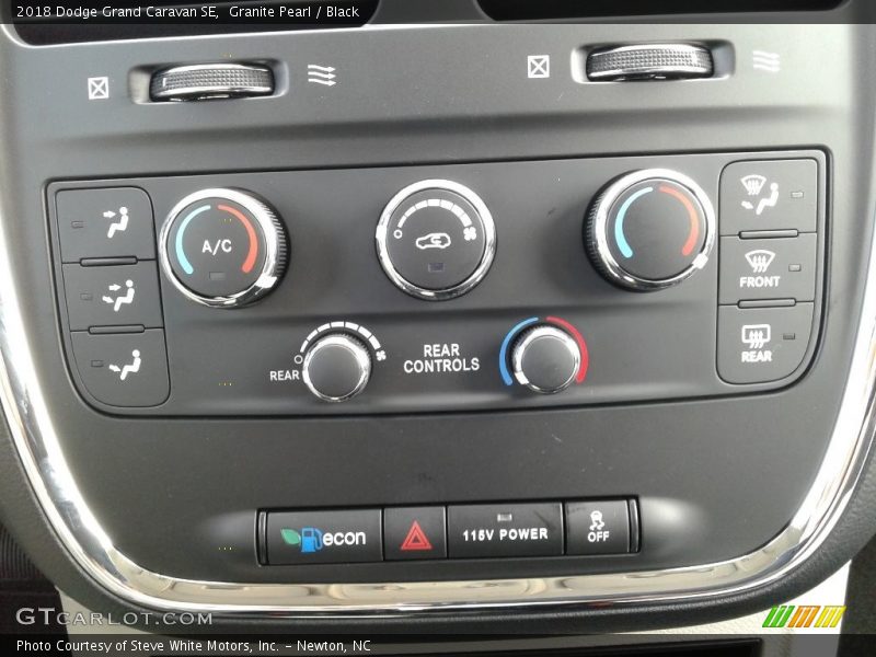 Granite Pearl / Black 2018 Dodge Grand Caravan SE
