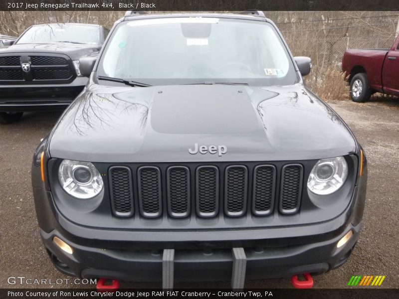 Black / Black 2017 Jeep Renegade Trailhawk 4x4