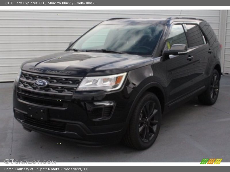 Shadow Black / Ebony Black 2018 Ford Explorer XLT
