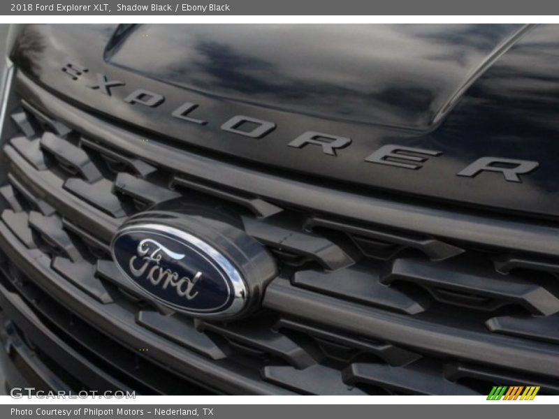 Shadow Black / Ebony Black 2018 Ford Explorer XLT