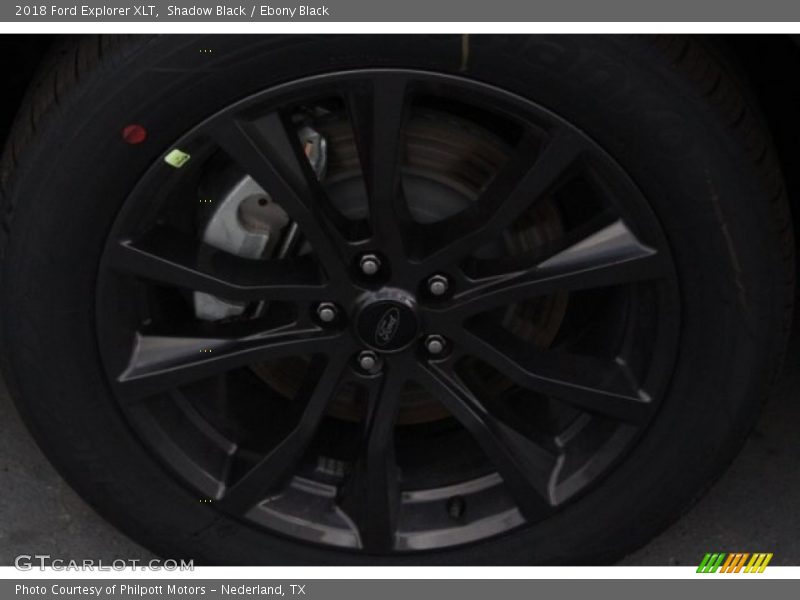 Shadow Black / Ebony Black 2018 Ford Explorer XLT