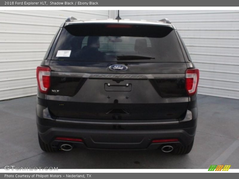 Shadow Black / Ebony Black 2018 Ford Explorer XLT