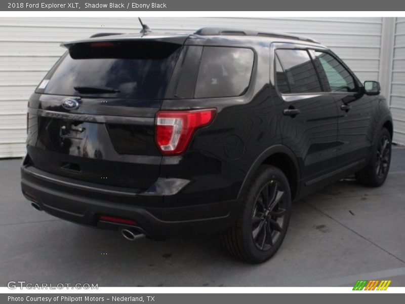 Shadow Black / Ebony Black 2018 Ford Explorer XLT