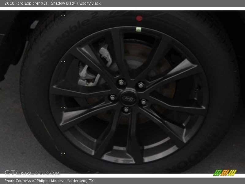 Shadow Black / Ebony Black 2018 Ford Explorer XLT