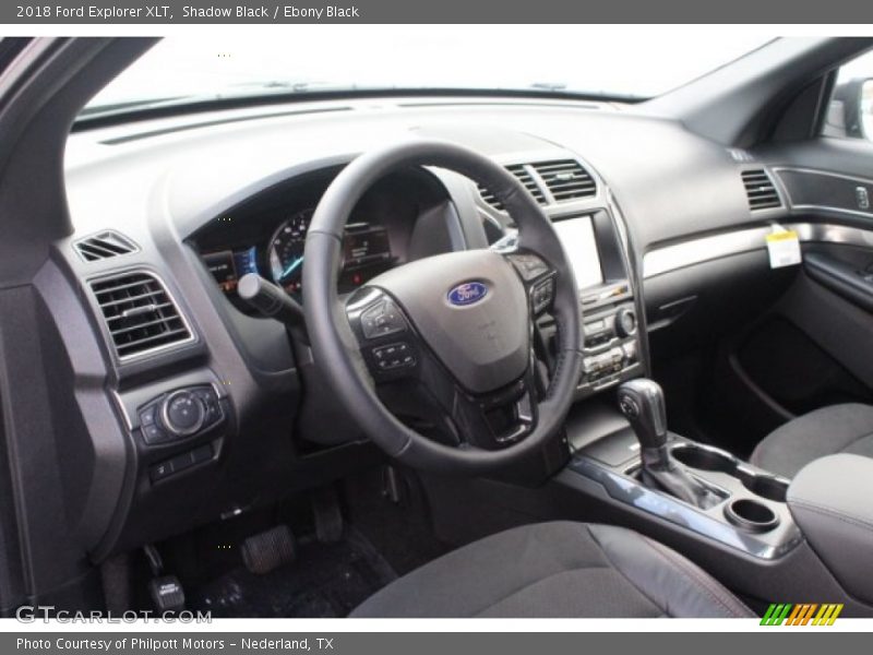Shadow Black / Ebony Black 2018 Ford Explorer XLT