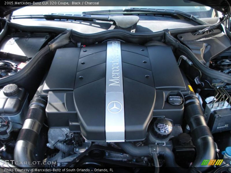 Black / Charcoal 2005 Mercedes-Benz CLK 320 Coupe