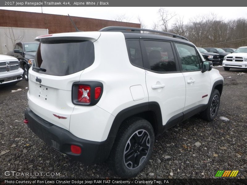 Alpine White / Black 2017 Jeep Renegade Trailhawk 4x4