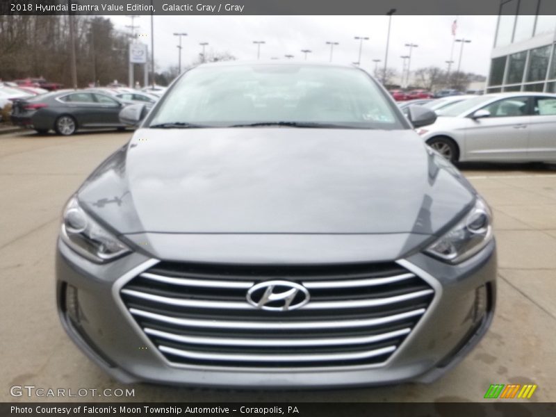 Galactic Gray / Gray 2018 Hyundai Elantra Value Edition
