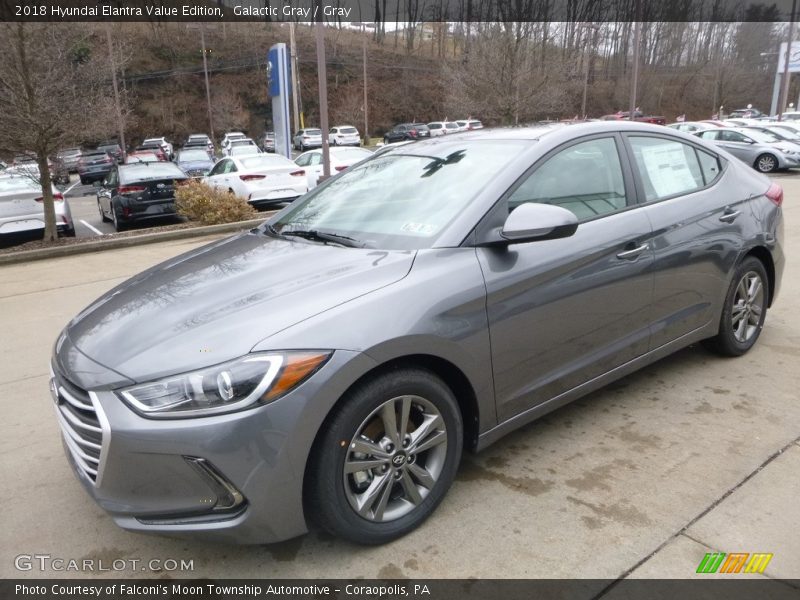Galactic Gray / Gray 2018 Hyundai Elantra Value Edition