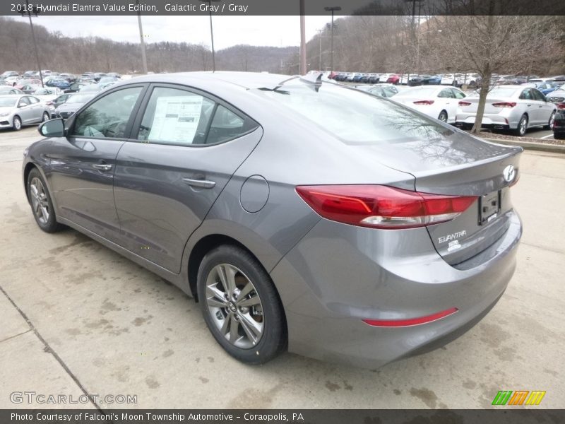 Galactic Gray / Gray 2018 Hyundai Elantra Value Edition