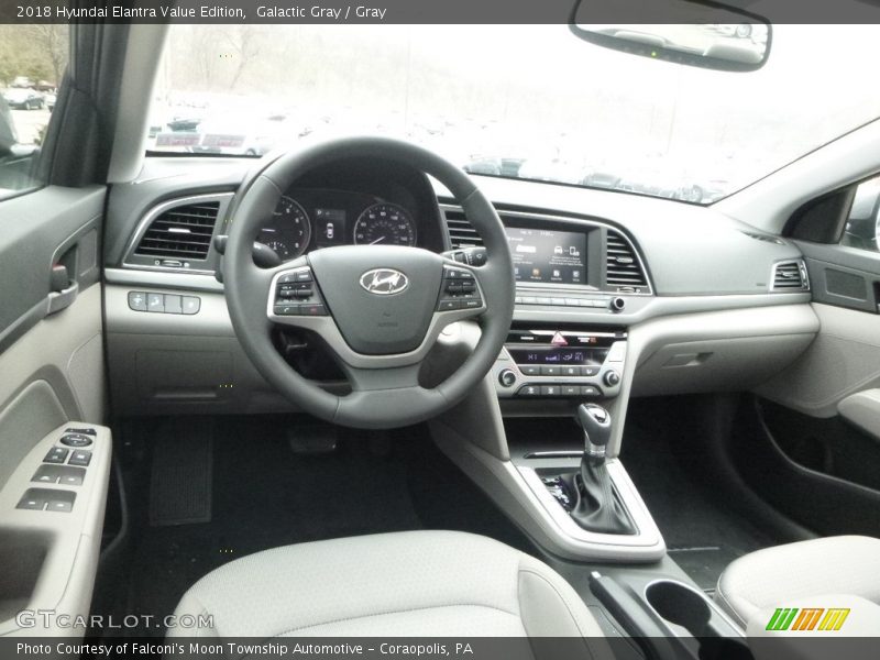Galactic Gray / Gray 2018 Hyundai Elantra Value Edition
