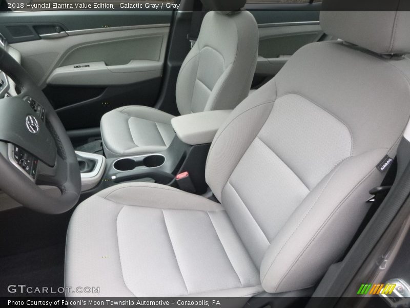 Galactic Gray / Gray 2018 Hyundai Elantra Value Edition