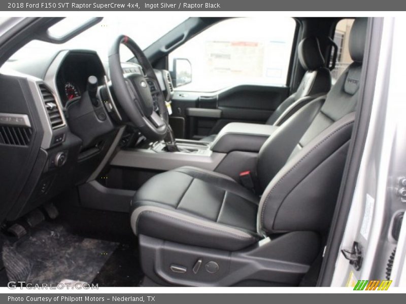 Front Seat of 2018 F150 SVT Raptor SuperCrew 4x4