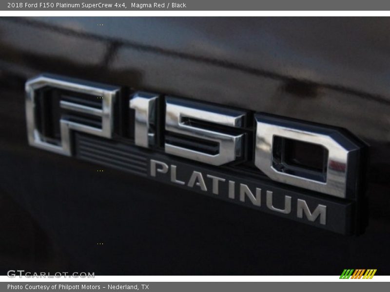 Magma Red / Black 2018 Ford F150 Platinum SuperCrew 4x4
