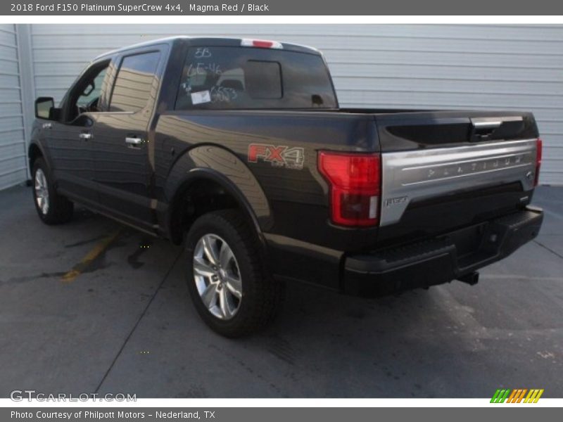 Magma Red / Black 2018 Ford F150 Platinum SuperCrew 4x4