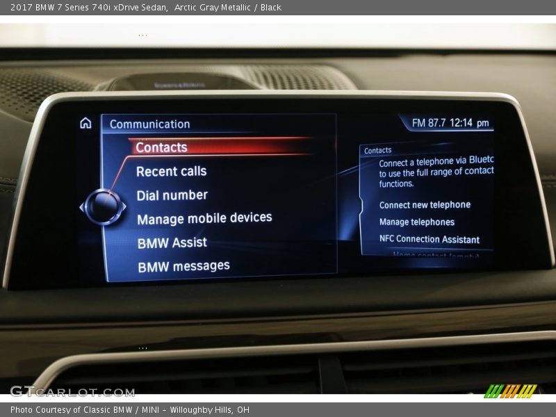 Arctic Gray Metallic / Black 2017 BMW 7 Series 740i xDrive Sedan