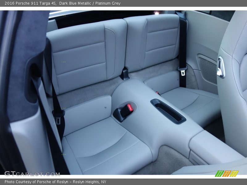 Rear Seat of 2016 911 Targa 4S