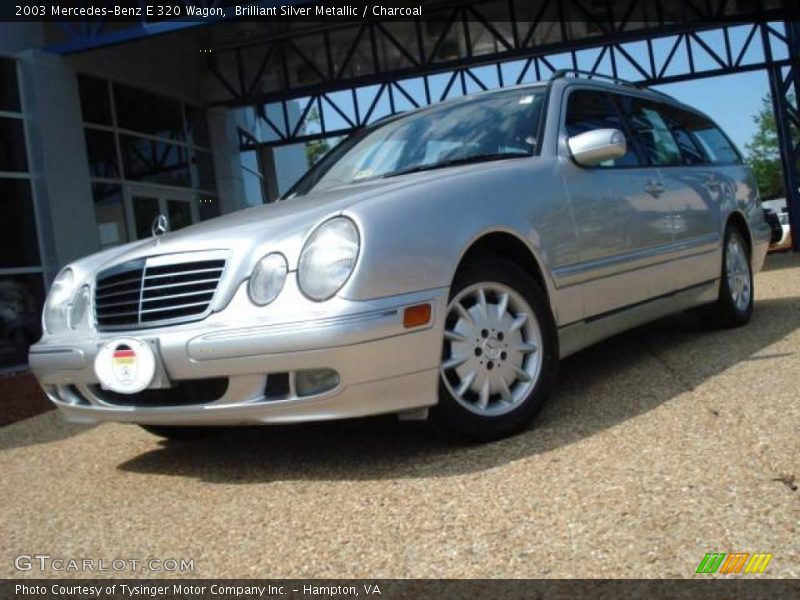 Brilliant Silver Metallic / Charcoal 2003 Mercedes-Benz E 320 Wagon
