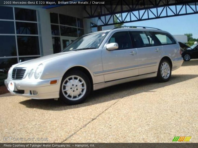 Brilliant Silver Metallic / Charcoal 2003 Mercedes-Benz E 320 Wagon