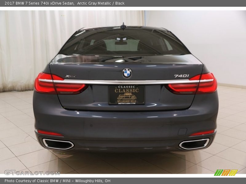 Arctic Gray Metallic / Black 2017 BMW 7 Series 740i xDrive Sedan