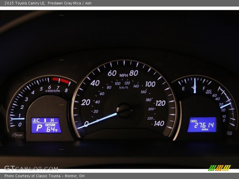 Predawn Gray Mica / Ash 2015 Toyota Camry LE