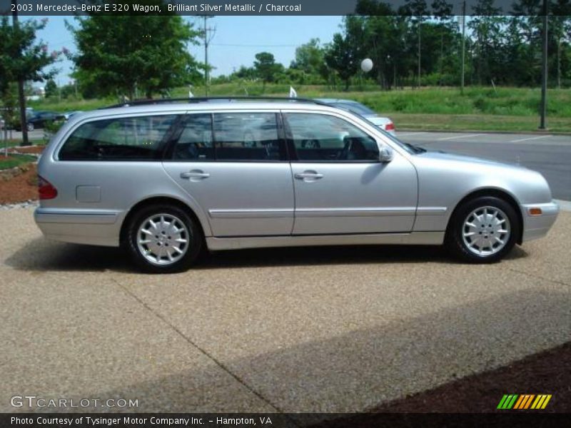 Brilliant Silver Metallic / Charcoal 2003 Mercedes-Benz E 320 Wagon