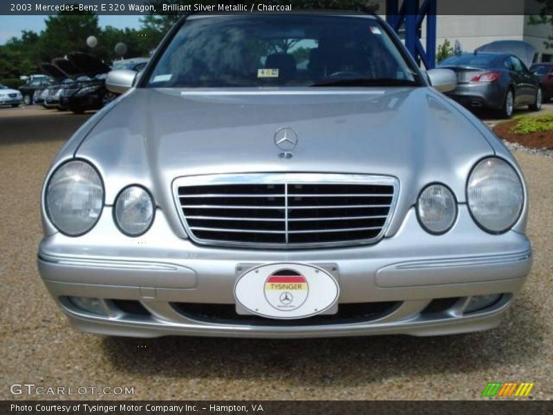 Brilliant Silver Metallic / Charcoal 2003 Mercedes-Benz E 320 Wagon