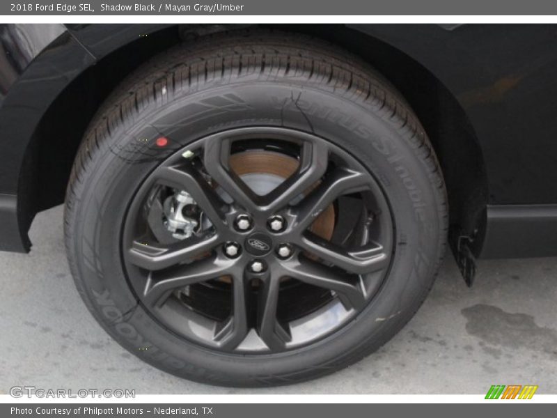 Shadow Black / Mayan Gray/Umber 2018 Ford Edge SEL