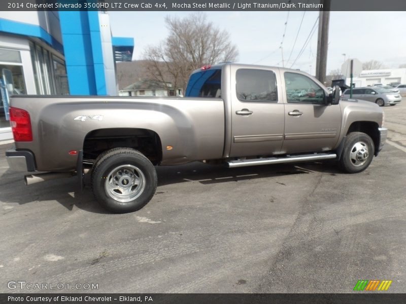 Mocha Steel Metallic / Light Titanium/Dark Titanium 2014 Chevrolet Silverado 3500HD LTZ Crew Cab 4x4