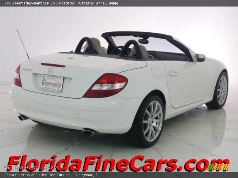 Alabaster White / Beige 2006 Mercedes-Benz SLK 350 Roadster