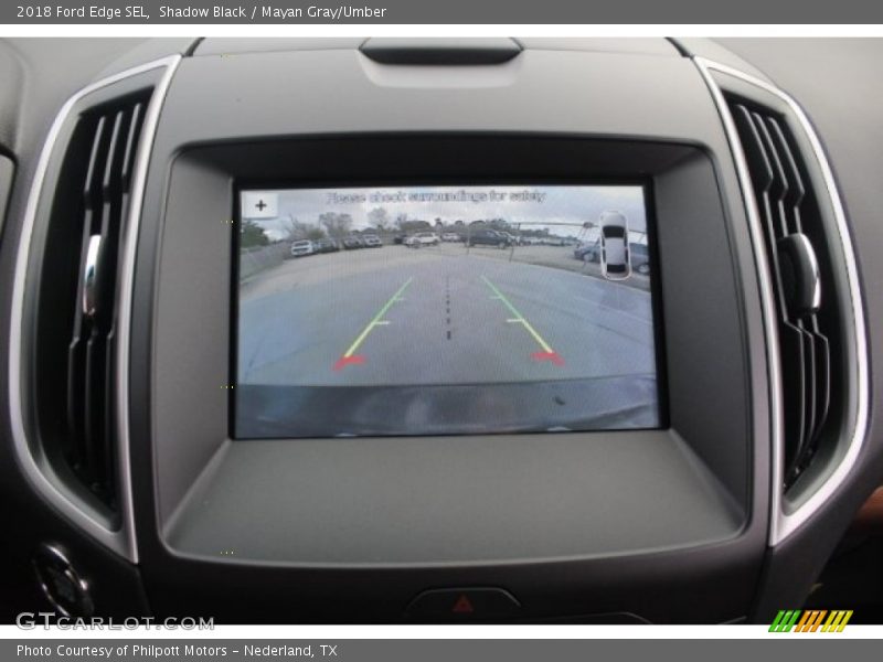 Shadow Black / Mayan Gray/Umber 2018 Ford Edge SEL