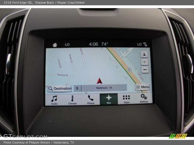 Shadow Black / Mayan Gray/Umber 2018 Ford Edge SEL