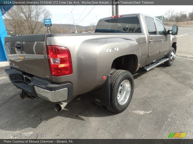 Mocha Steel Metallic / Light Titanium/Dark Titanium 2014 Chevrolet Silverado 3500HD LTZ Crew Cab 4x4