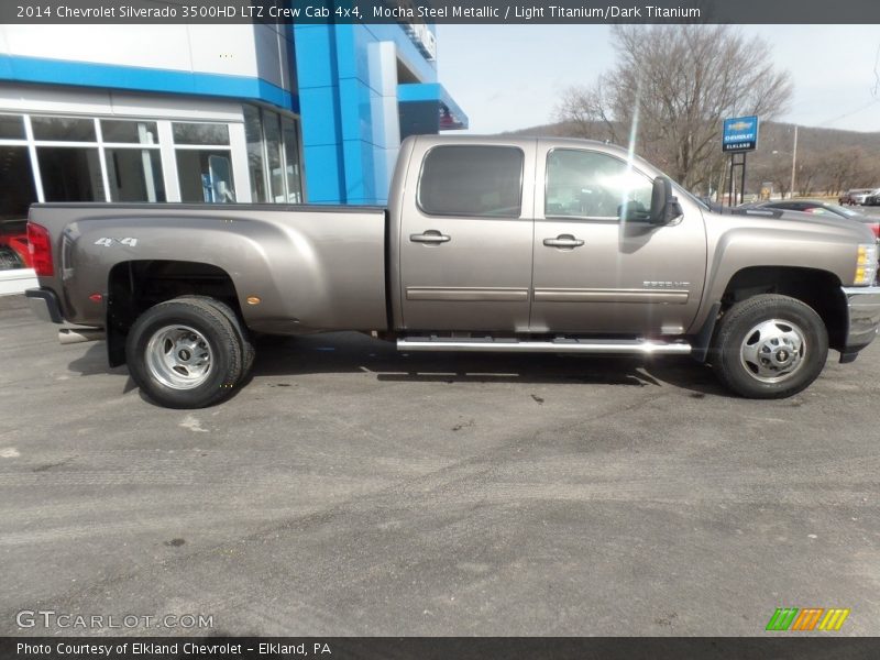Mocha Steel Metallic / Light Titanium/Dark Titanium 2014 Chevrolet Silverado 3500HD LTZ Crew Cab 4x4