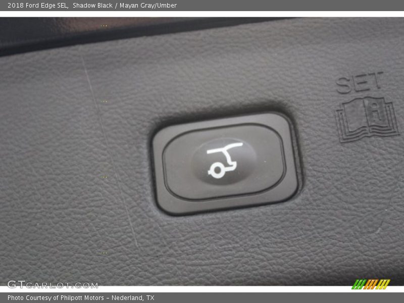 Shadow Black / Mayan Gray/Umber 2018 Ford Edge SEL