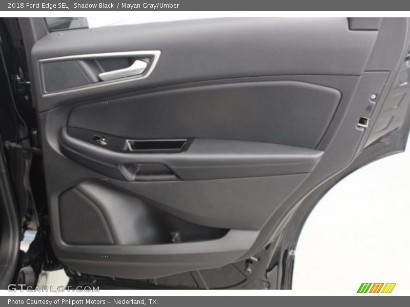 Shadow Black / Mayan Gray/Umber 2018 Ford Edge SEL