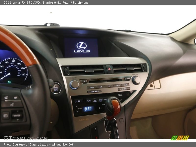 Starfire White Pearl / Parchment 2011 Lexus RX 350 AWD