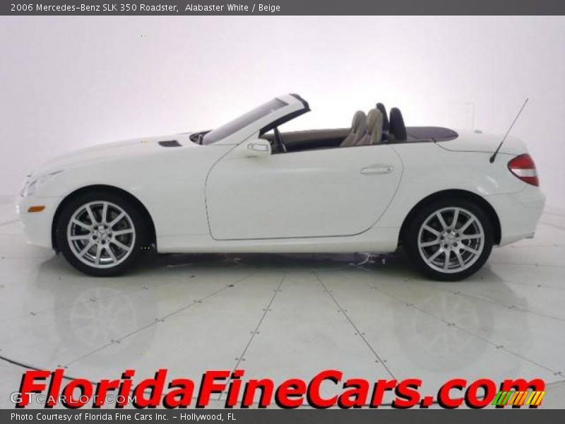 Alabaster White / Beige 2006 Mercedes-Benz SLK 350 Roadster