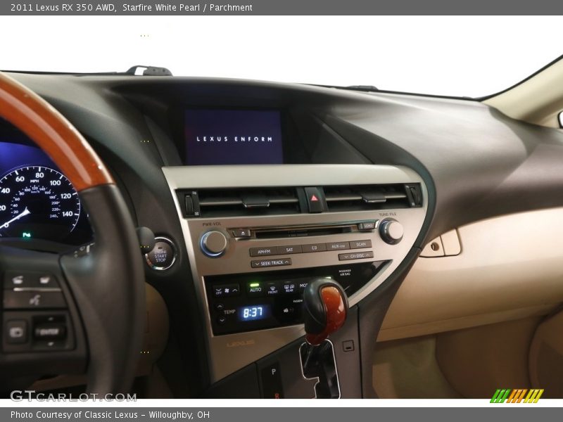 Starfire White Pearl / Parchment 2011 Lexus RX 350 AWD