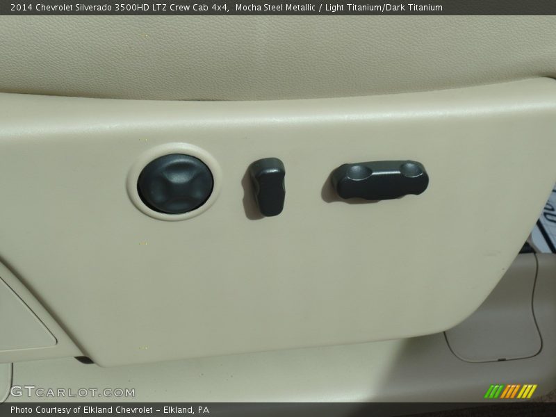 Mocha Steel Metallic / Light Titanium/Dark Titanium 2014 Chevrolet Silverado 3500HD LTZ Crew Cab 4x4