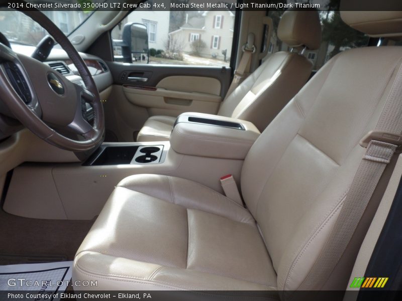 Mocha Steel Metallic / Light Titanium/Dark Titanium 2014 Chevrolet Silverado 3500HD LTZ Crew Cab 4x4
